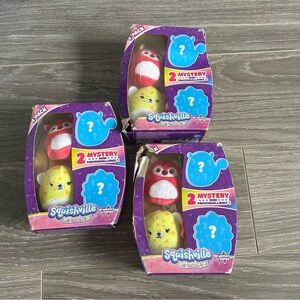 Squishmallows Squishville Mystery Bundle of 3 Packs NEW